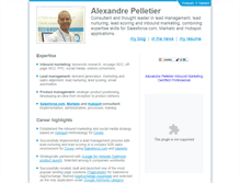 Tablet Screenshot of apelletier.com
